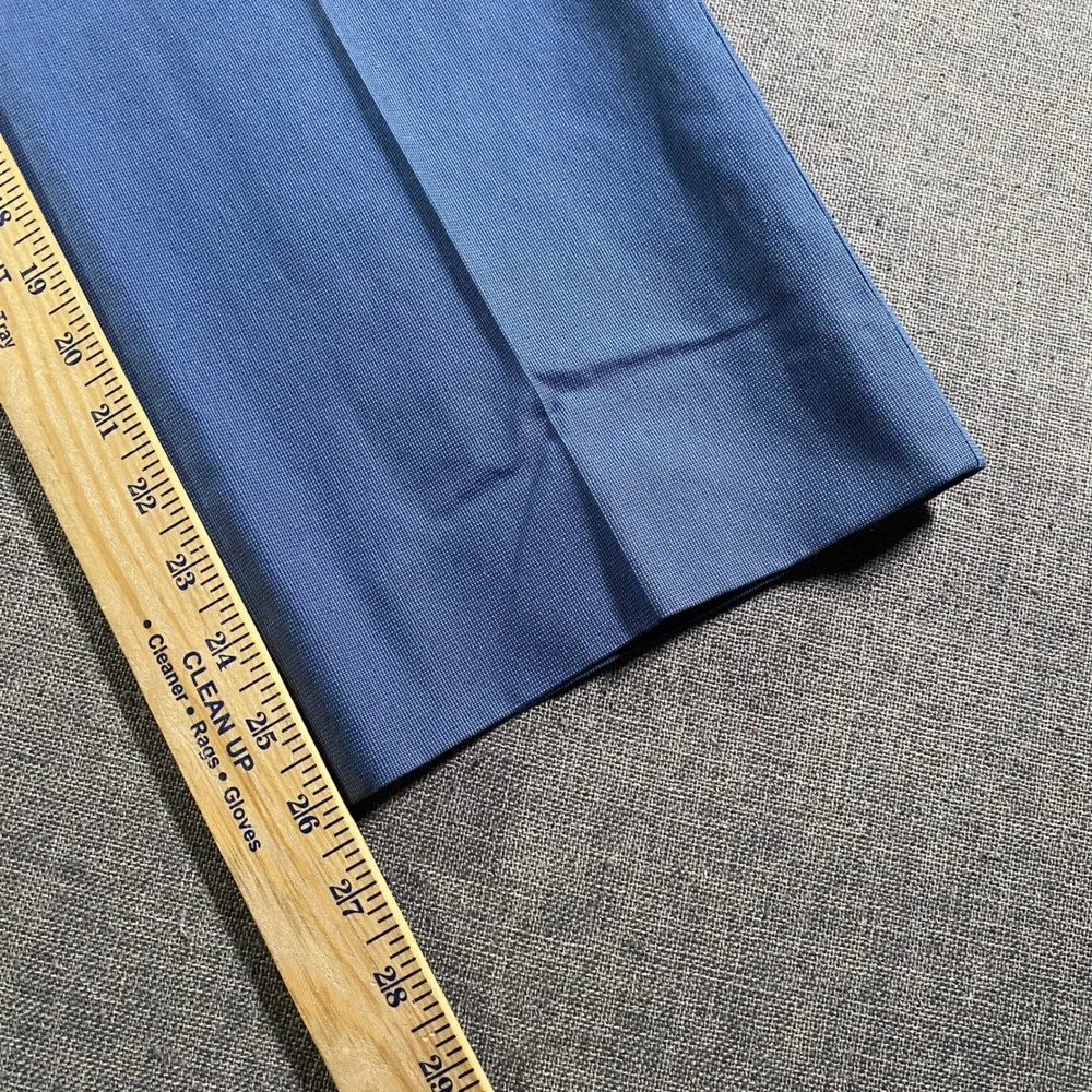 Banana Republic‎ Non Iron Tailored Slim Blue Dress Pants Men 35x30 (Fits 35x26)